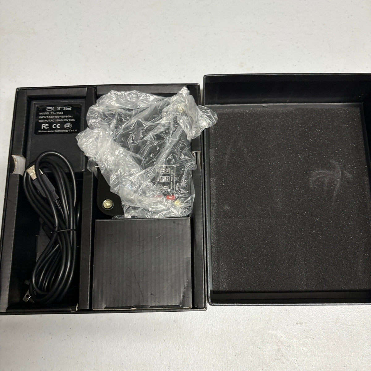 Aune T1 MK2 24Bit Tube USB DAC Headphone Amplifier Black Audio Amp Boxed