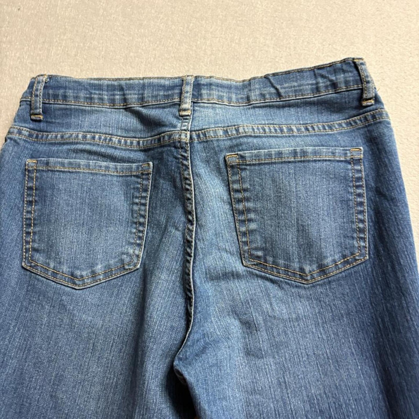The Childrens Place Girls Skinny Jeans Size 16 Blue Denim Stretch Adjustable
