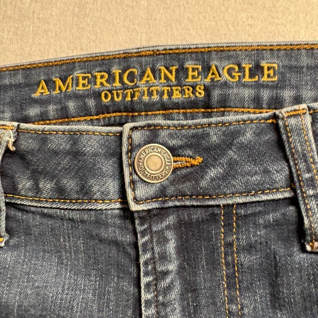 American Eagle Outfitters Jeans Mens 33x30 Blue Denim Straight Leg Stretch