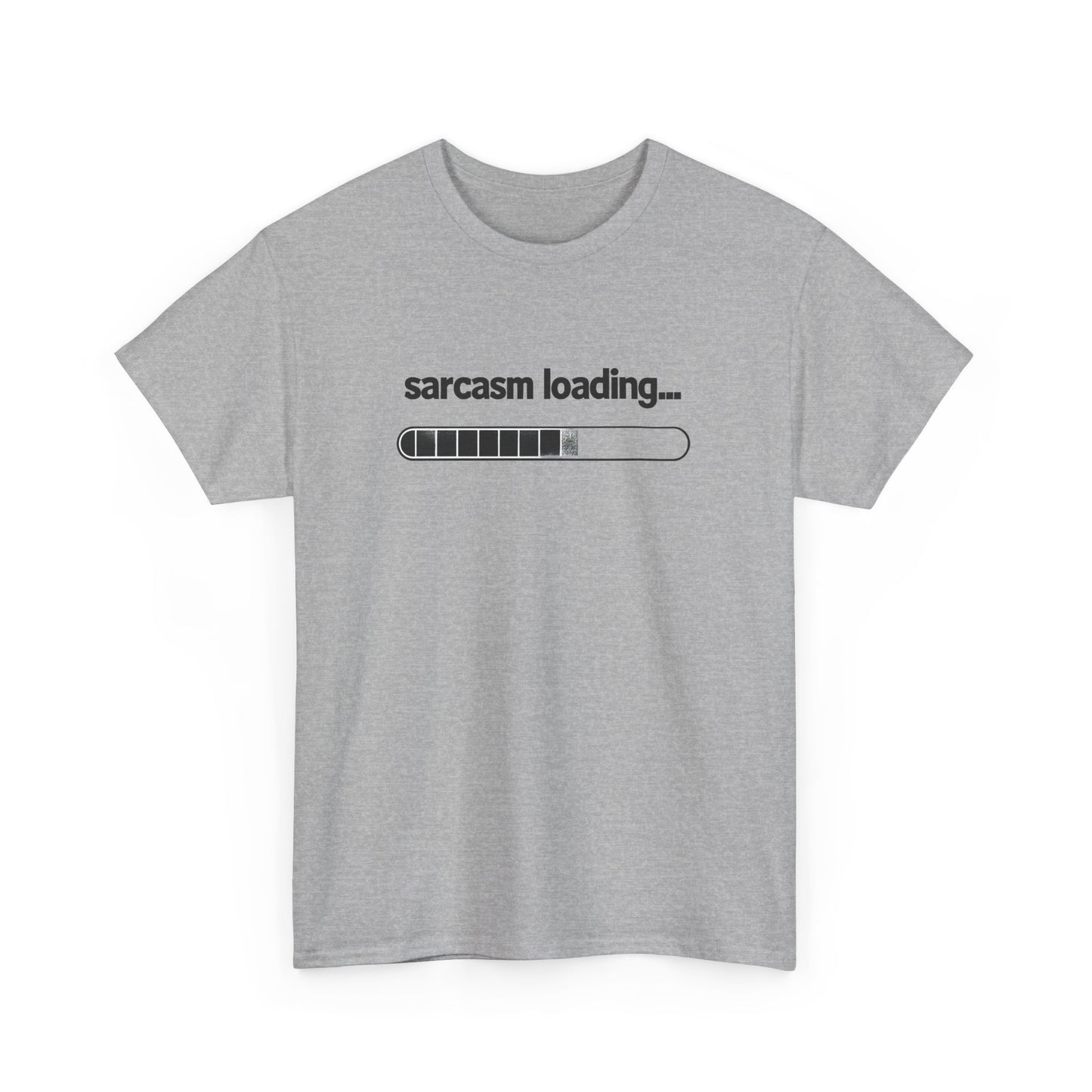 Sarcasm Loading Unisex Heavy Cotton Tee Printify