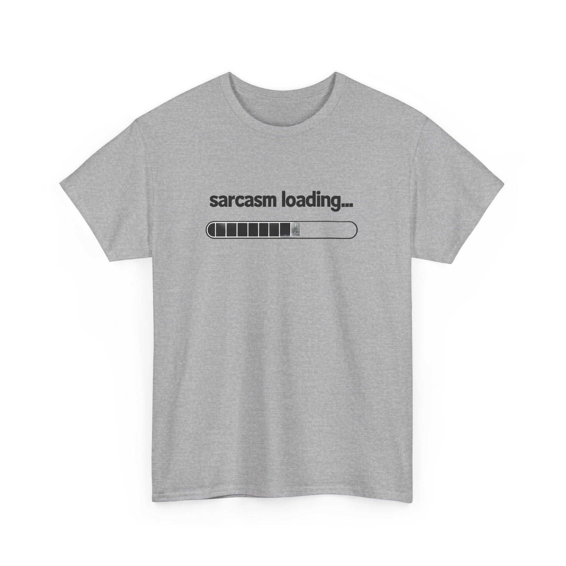 Sarcasm Loading Unisex Heavy Cotton Tee Printify