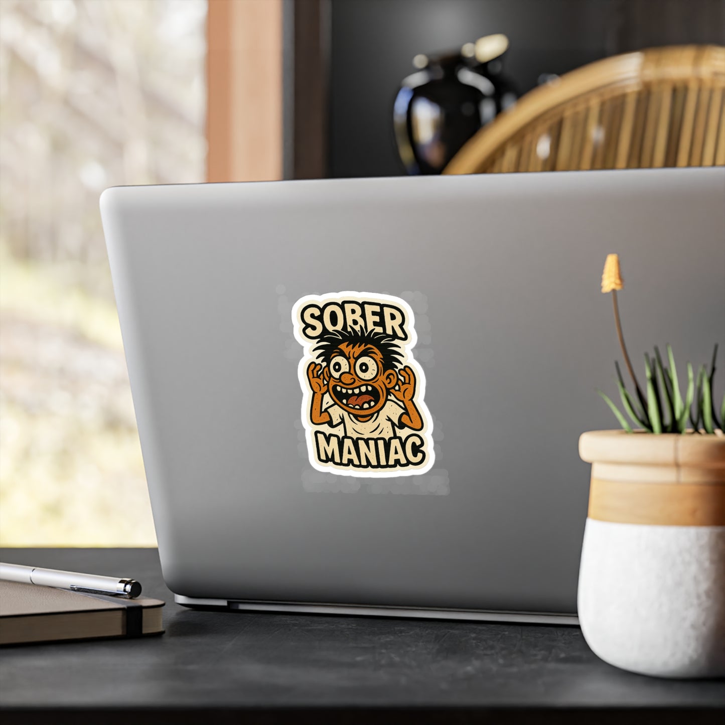 Vinyl Decal Sticker - Sober Maniac Sobriety Decal