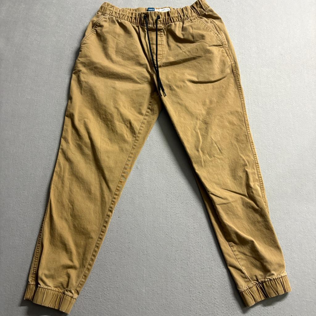 Old Navy Modern Jogger Pants Mens Medium Brown Built-In Flex Elastic Waist