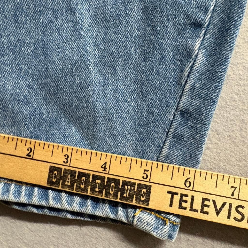 Midwest Traders Vintage Mom Jeans Womens 16 Petite Blue Denim High Rise Tapered