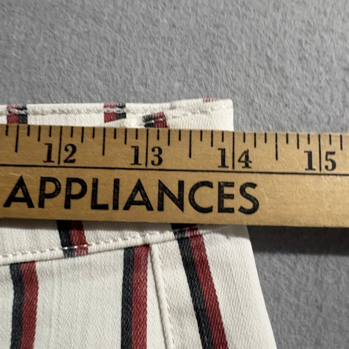 Frame Denim Le Bardot Straight Jeans Womens 27 White Red Black Classic Stripe