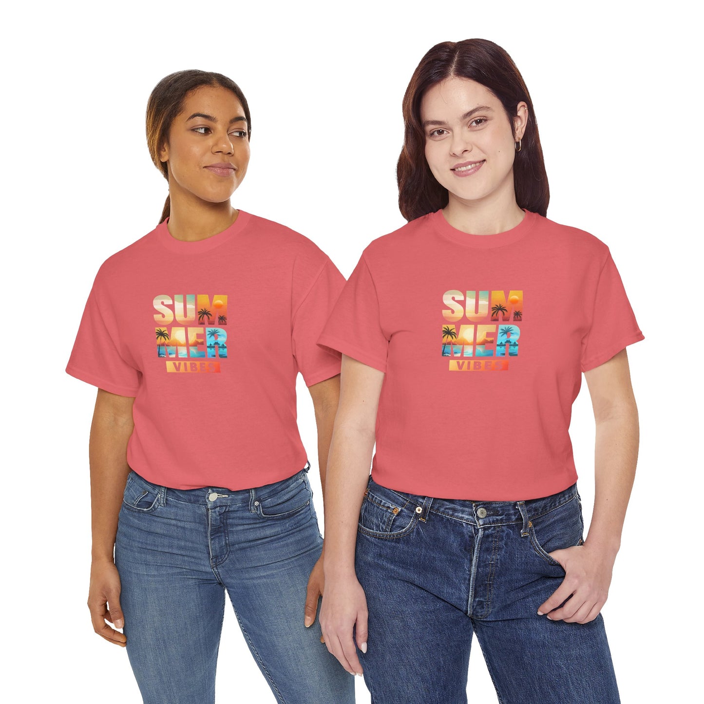 Summer Vibes Unisex Tee T-Shirt Fun Graphic