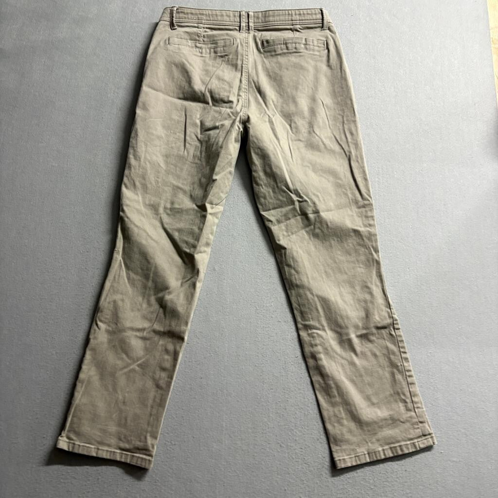 Democracy Ab Technology Cargo Pants Womens Size 8 Beige Khaki Stretch Straight