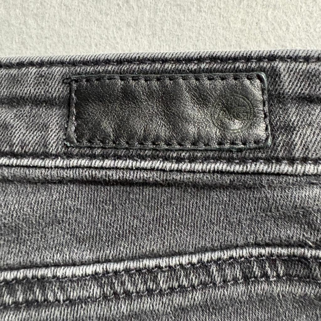 AG Adriano Goldschmied The Legging Ankle Jeans Womens 26R Gray Super Skinny Raw