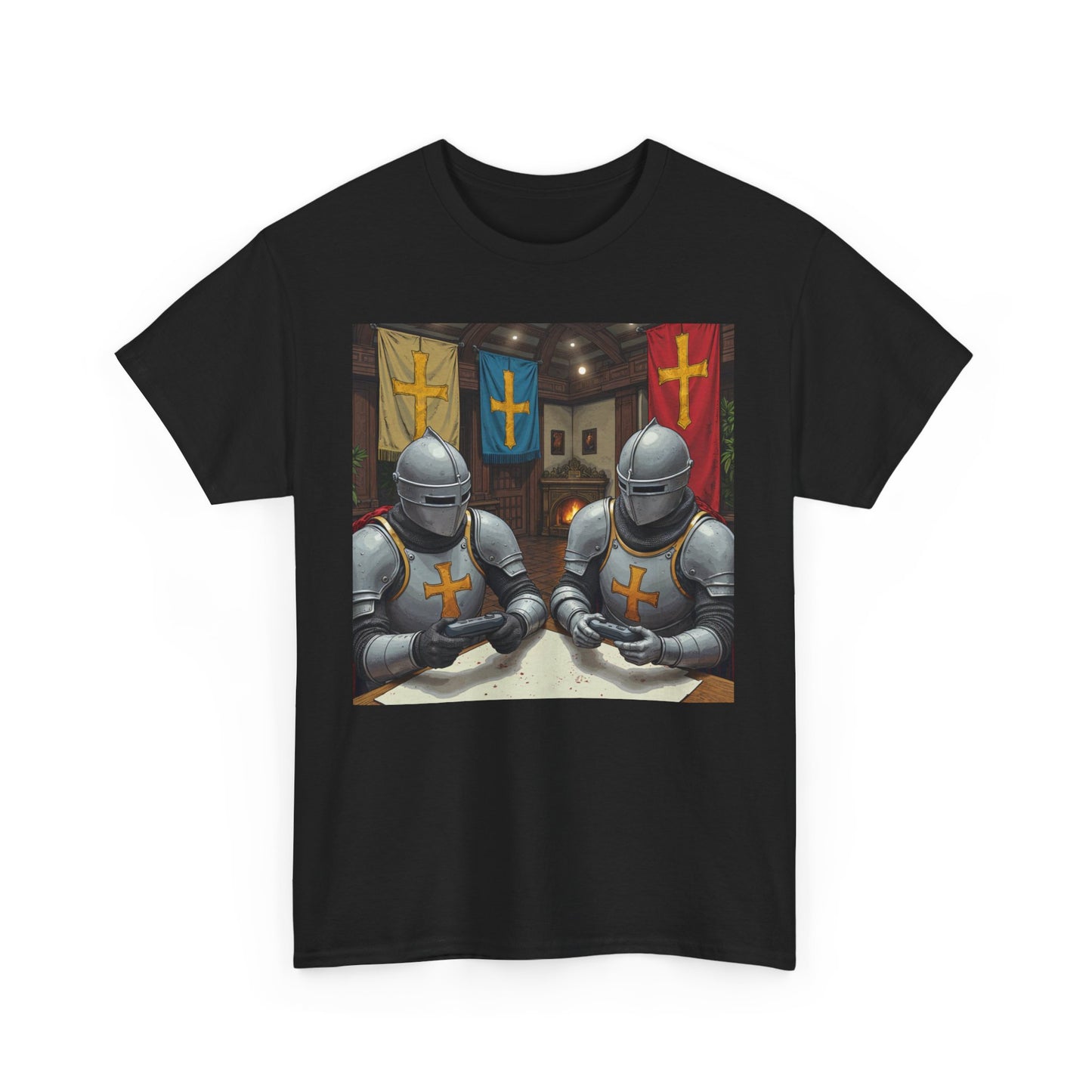 Knights Game Controllers Unisex Heavy Cotton Tee