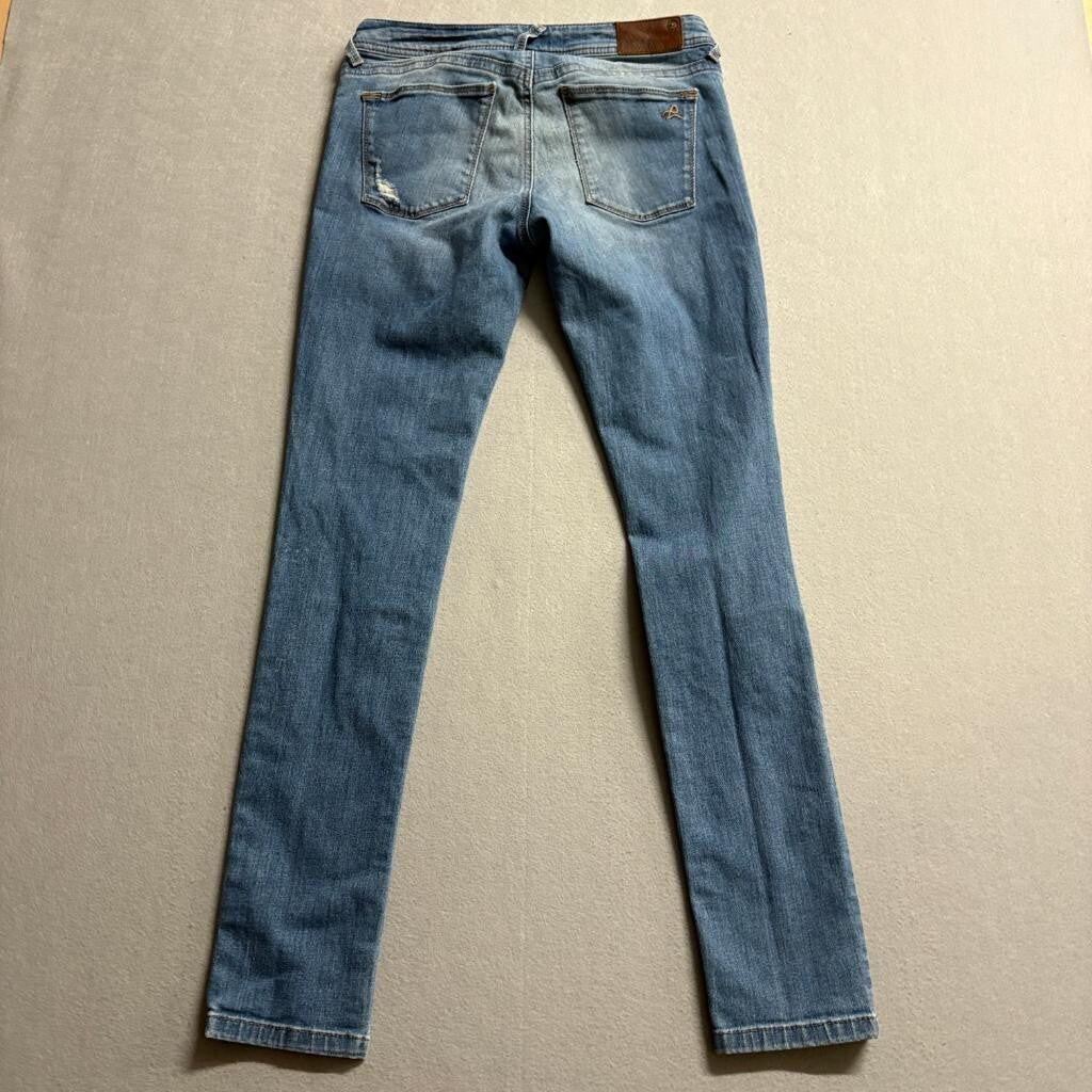 DL1961 Amanda Skinny Jeans Womens Size 28 Distressed Blue Denim Mayhem Wash