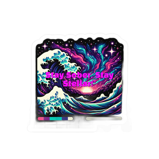 Stay Sober Stay Stellar – Sobriety Sticker