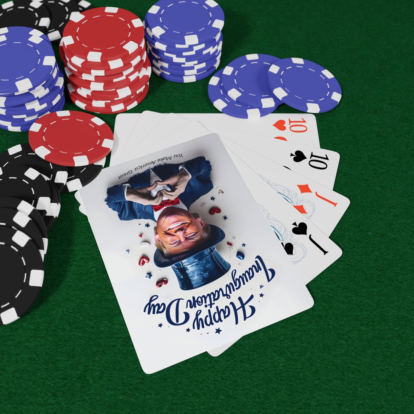 President Trump Inauguration Day Poker Cards