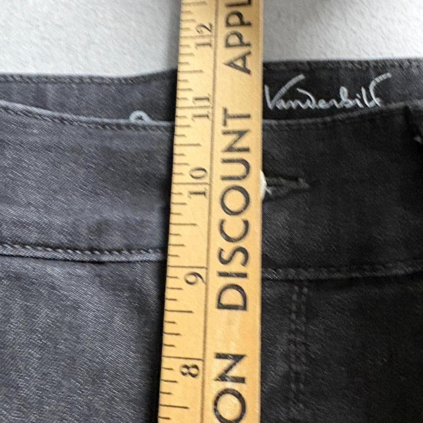 Gloria Vanderbilt Shape Effect Jeans Womens 10S Black Tummy Sculpt Straight Leg