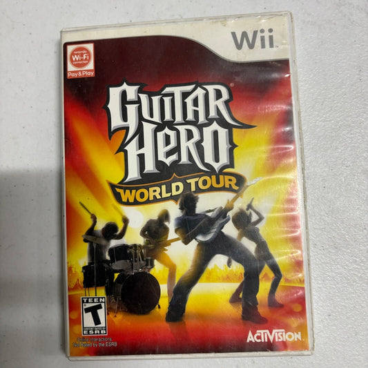 Guitar Hero World Tour Nintendo Wii Complete With Manual CIB CIB Tested