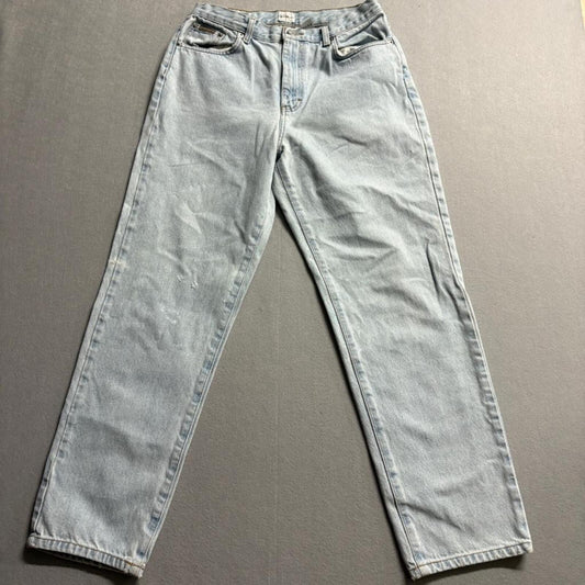 Vintage Calvin Klein Jeans Womens 10 Light Wash Denim High Rise Straight Leg