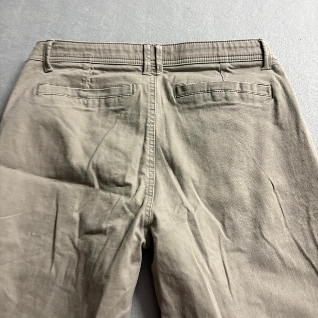 Democracy Ab Technology Cargo Pants Womens Size 8 Beige Khaki Stretch Straight