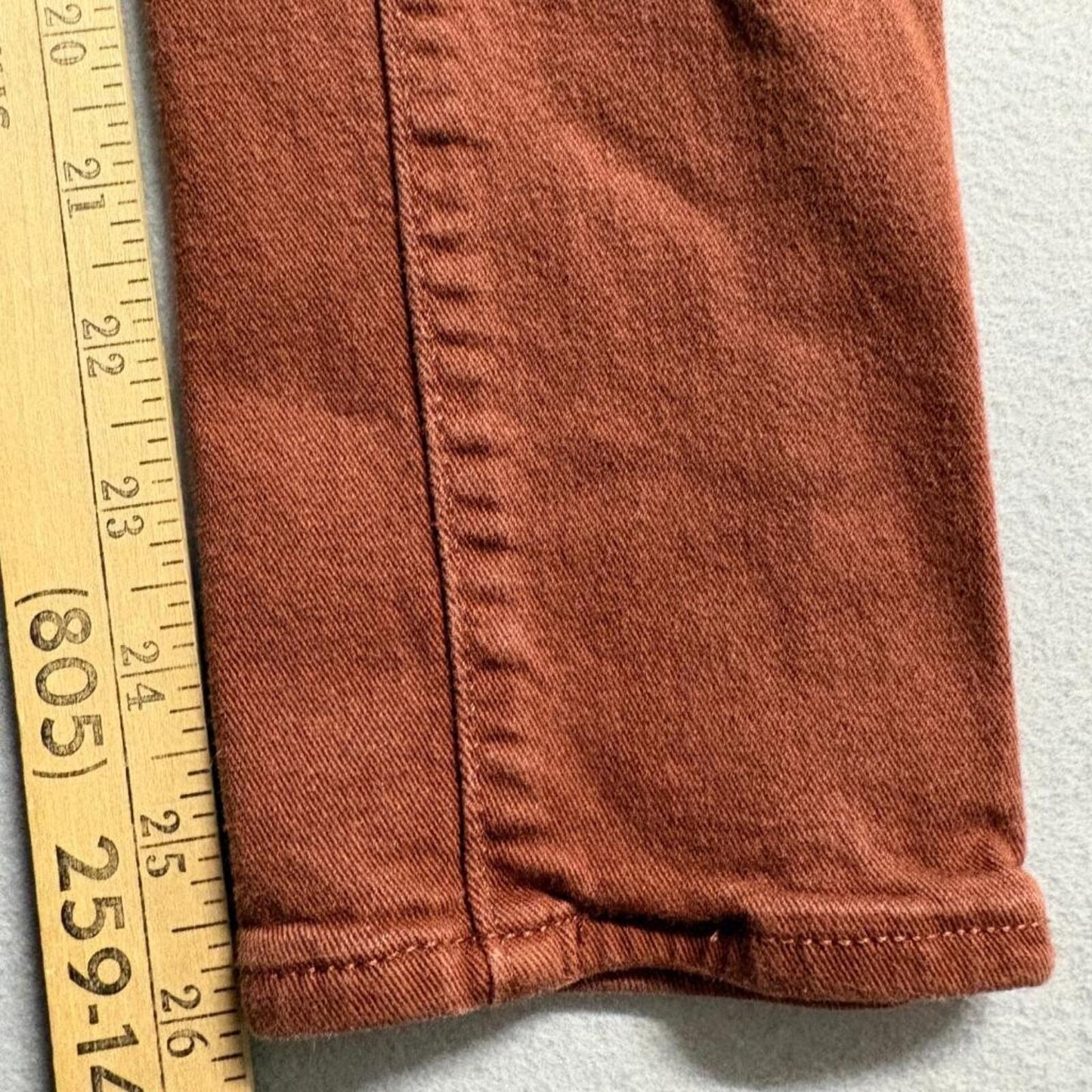 Levi's Shaping Legging Womens Size 28 Rust Brown Pull On Stretch Skinny Jeans