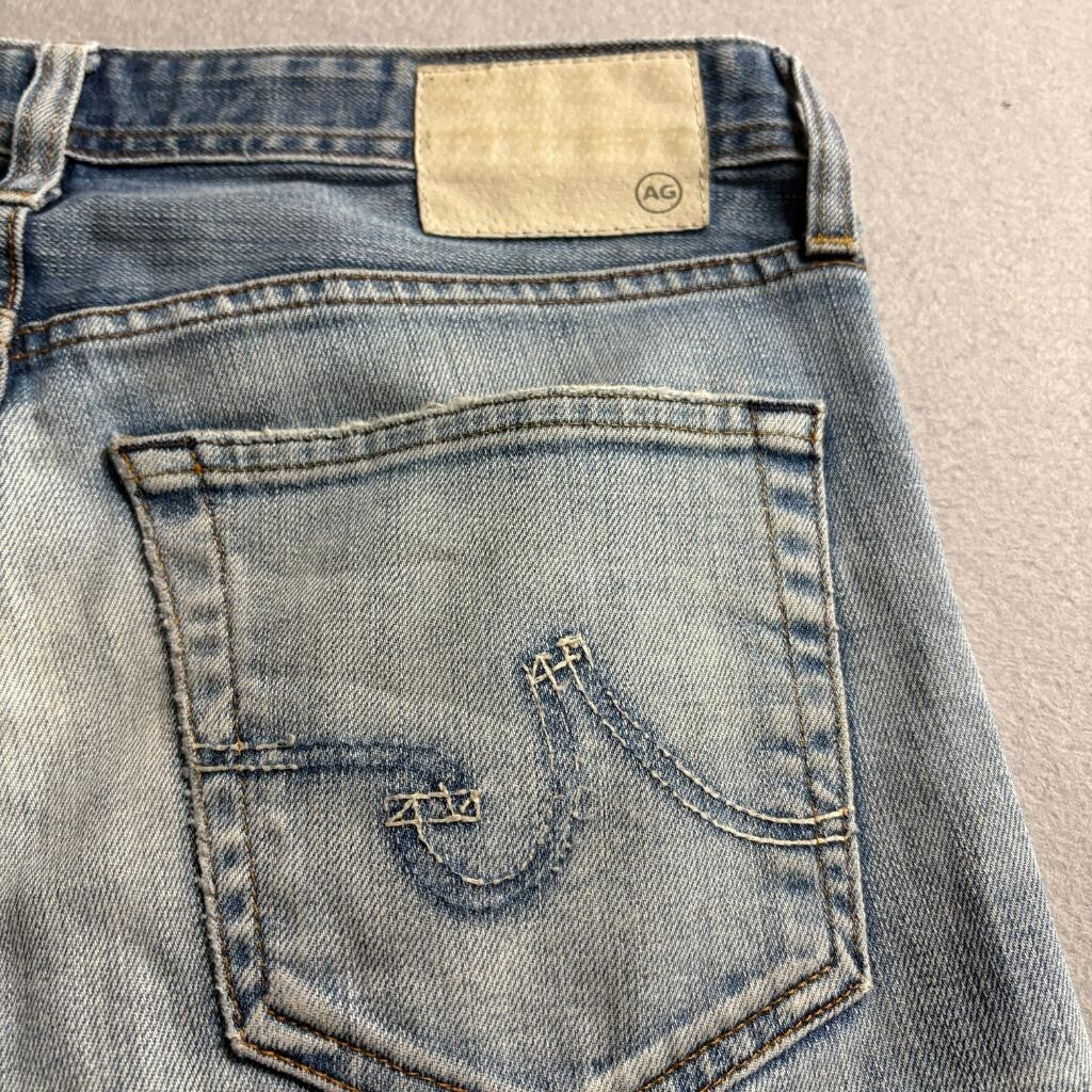 AG Adriano Goldschmied The Matchbox Slim Straight Jeans Mens 29x30 Blue Denim