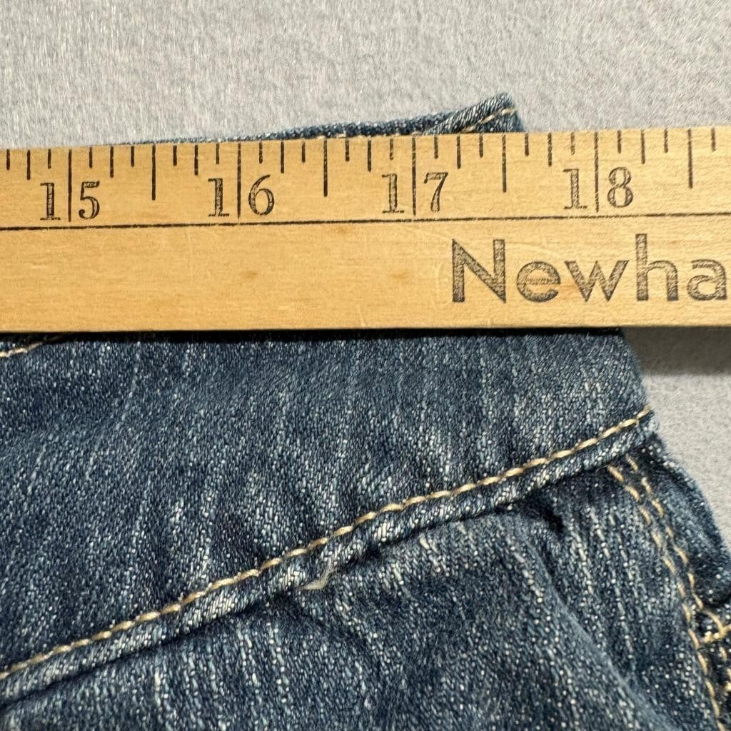 Venezia Denim Bermuda Shorts Womens Plus Size 18 Blue Stretch Cotton Jean Shorts