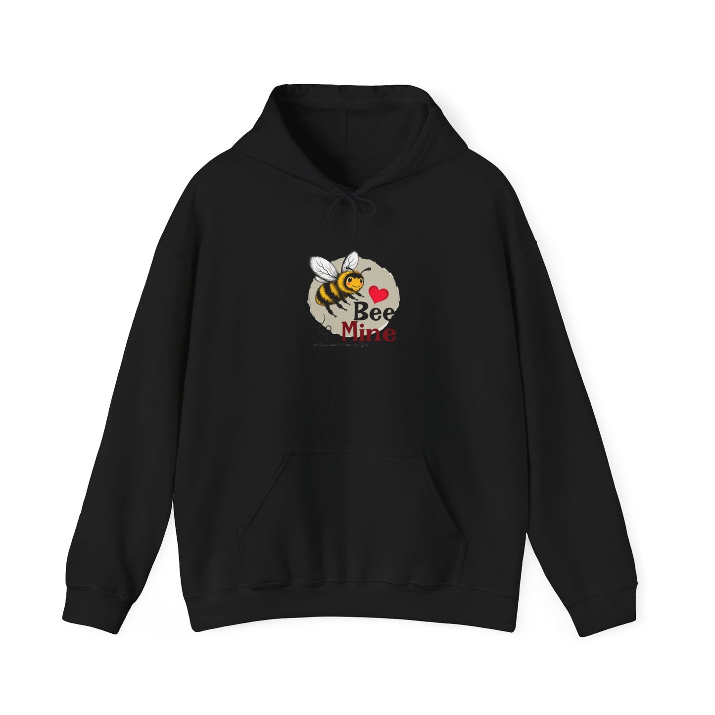 Bee Mine Valentine Day Unisex Heavy Blend™ Hooded Sweatshirt