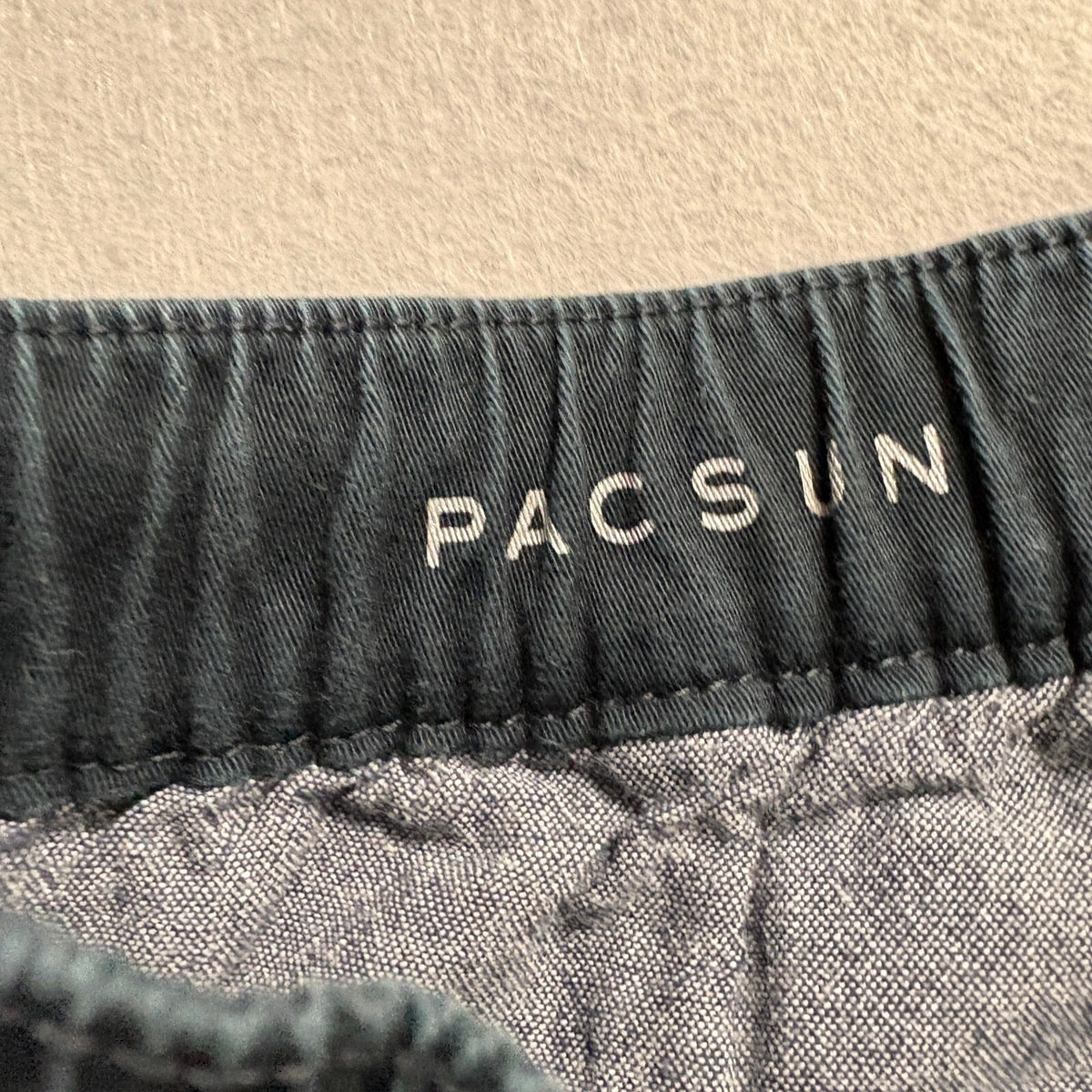 PacSun Mens Skinny Jogger Pants Medium Dark Green Cotton Stretch Drawstring