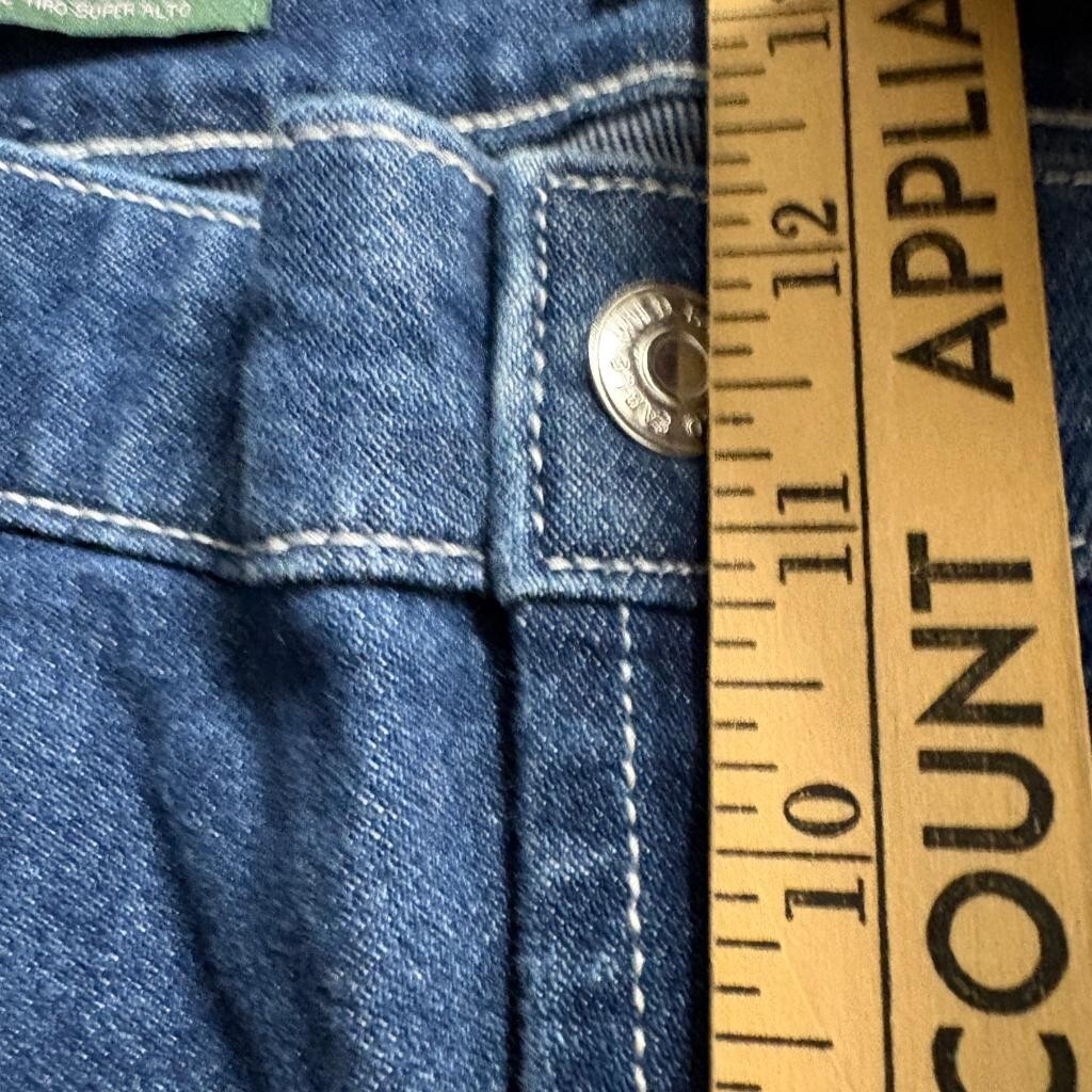 Wild Fable Super High Rise Straight Jeans Womens Size 18 Blue Denim Stretch