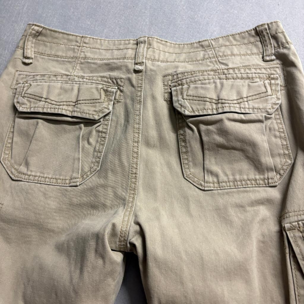 Unionbay Cargo Pants Mens 32x30 Beige Khaki Cotton Utility Multi Pocket