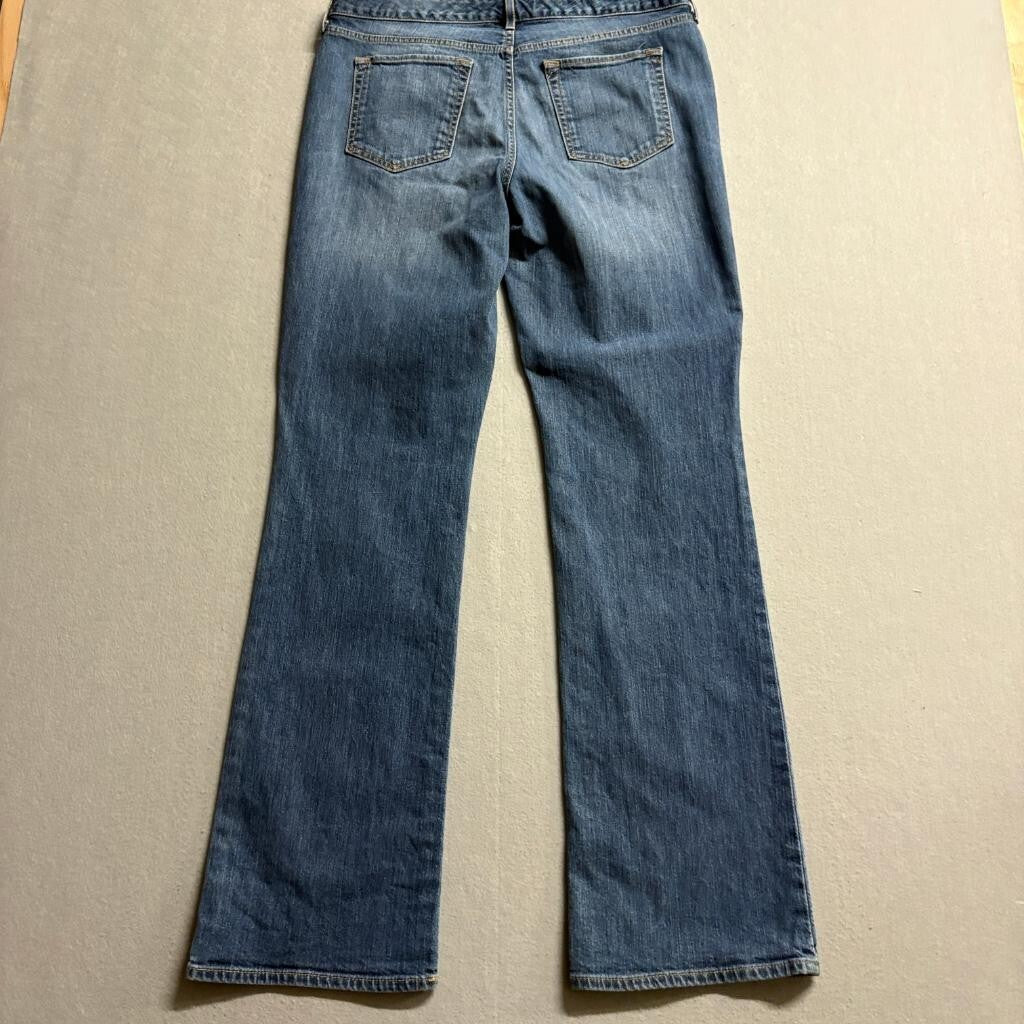Eddie Bauer Slightly Curvy Bootcut Jeans Womens Size 10 Blue Stretch Denim