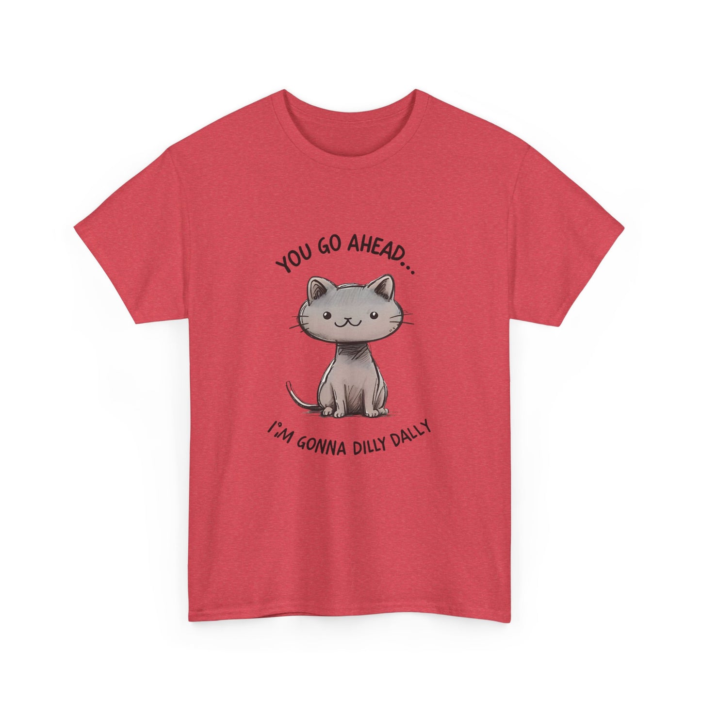 T-Shirt Fun Cat Dilly Dally