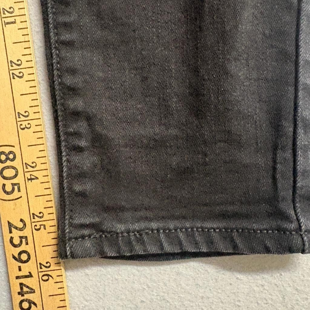 Levis 711 Skinny Jeans Womens 28 Black Denim Stretch WaterLess Mid Rise