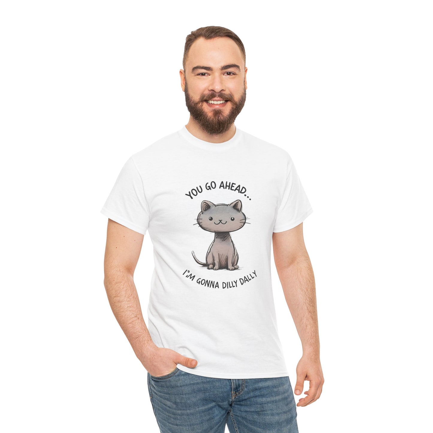 T-Shirt Fun Cat Dilly Dally