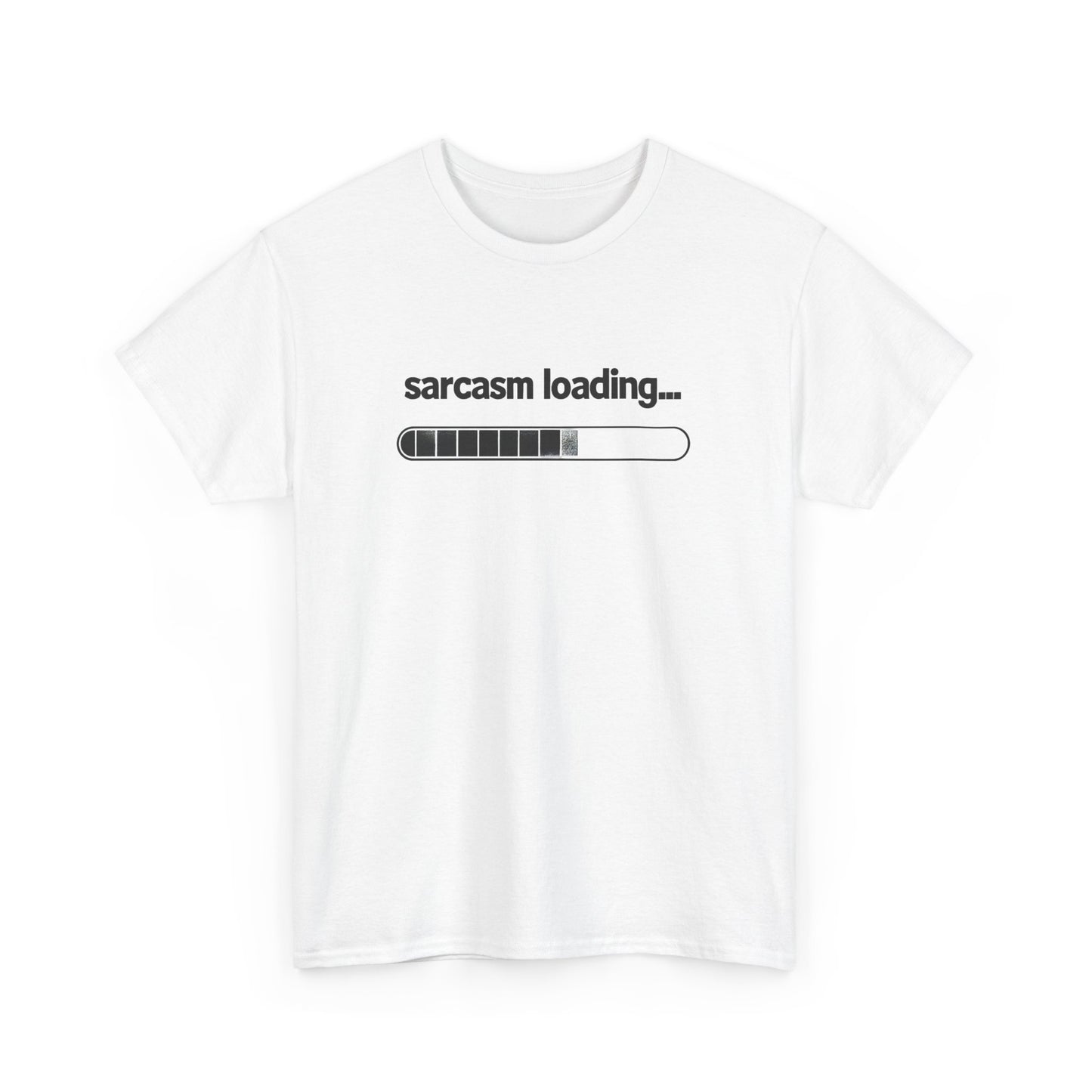 Sarcasm Loading Unisex Heavy Cotton Tee Printify