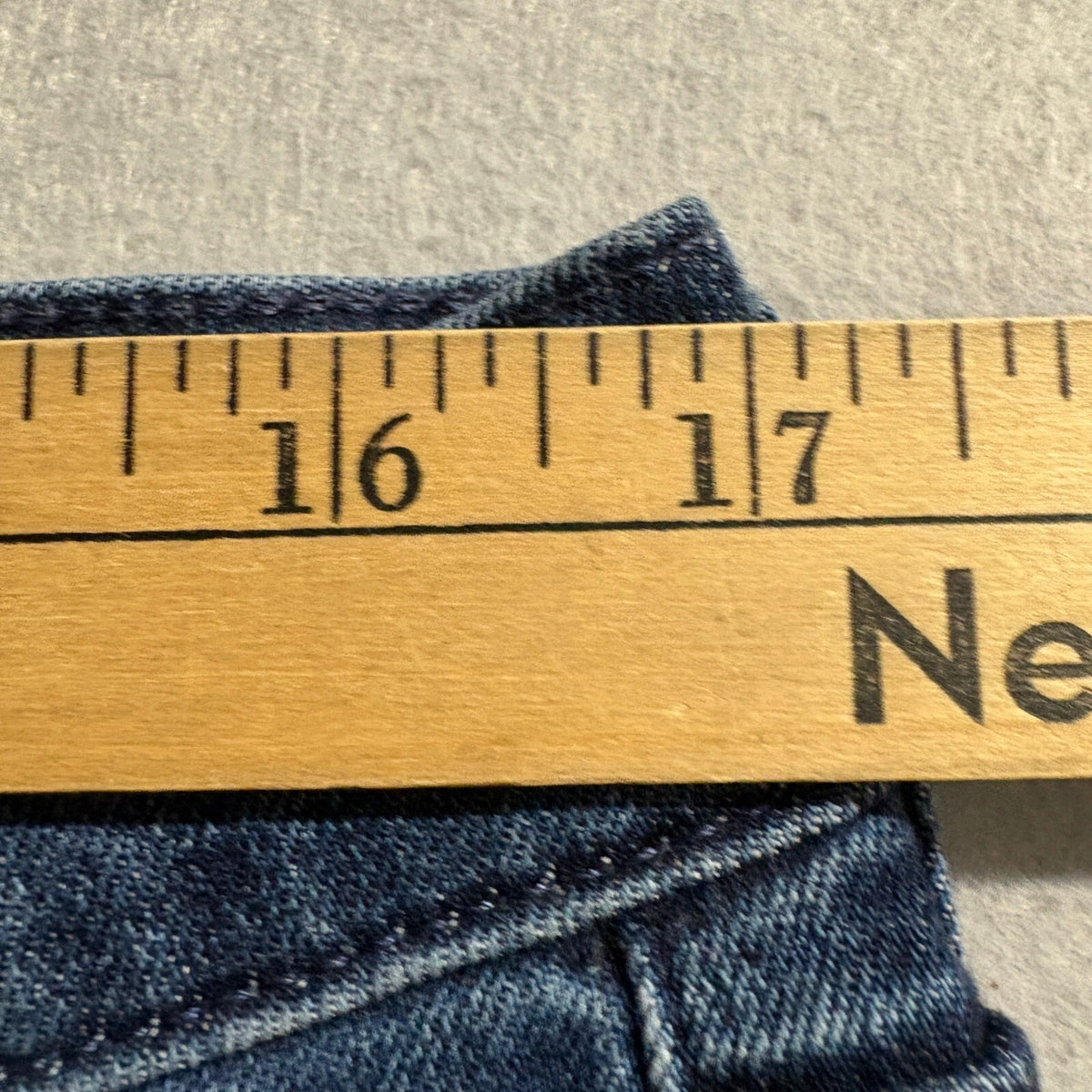 Gap 70s Flare High Rise Cargo Jeans Womens Size 32 14 Short Blue Stretch Denim