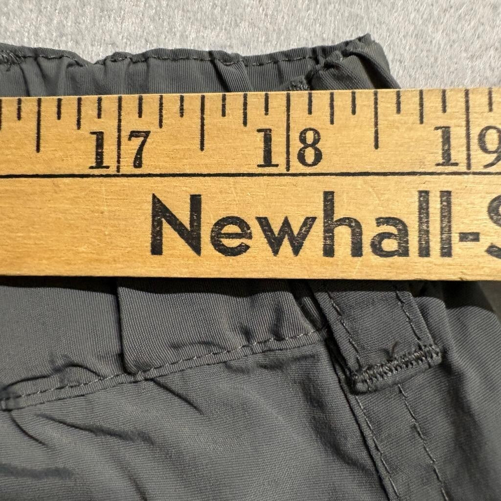White Sierra Convertible Cargo Pants Mens Large L/32 Gray Nylon Hiking Trail