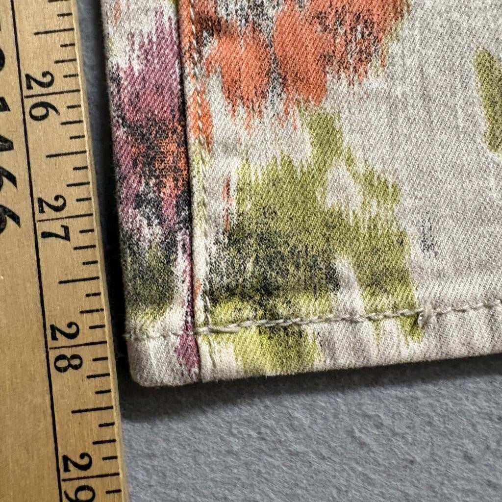 Pilcro and the Letterpress Floral Jeans Womens 29 Anthropologie Straight Leg