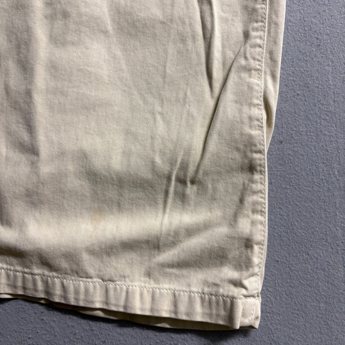 Free People Wide Leg Pants Womens Size 12 Beige Cotton High Rise Boho Chino