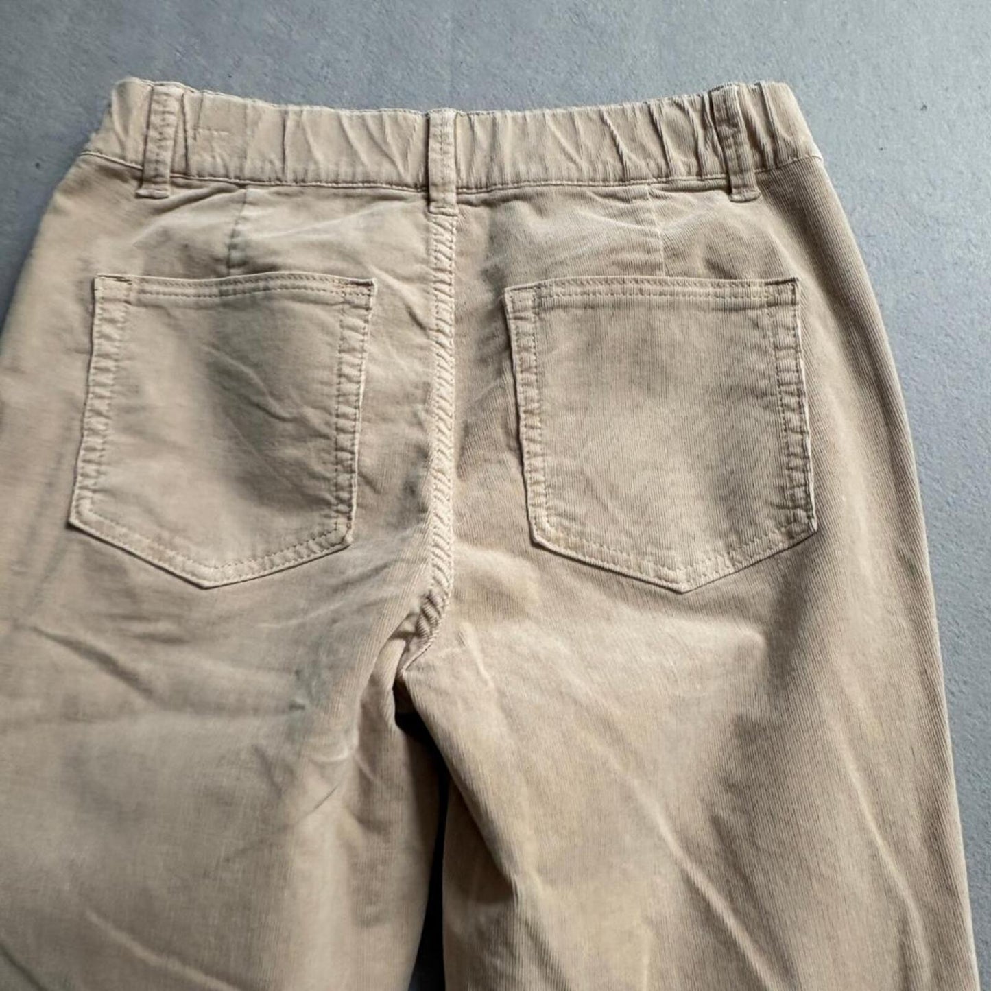 Juicy Couture Corduroy Pants Womens 8 Beige California Skinny Pull On Stretch