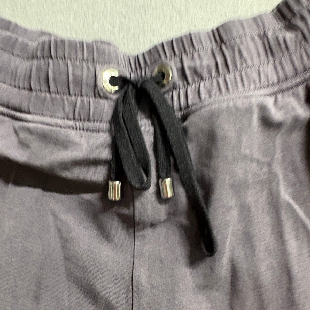 Monreal London Womens XS Track Pants Gray Cupro Blend Drawstring Joggers Side
