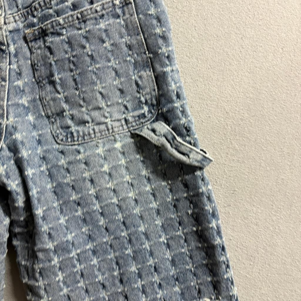 Forever 21 Premium Denim Distressed Jean Shorts Womens 26 Blue Cut Off Bermuda
