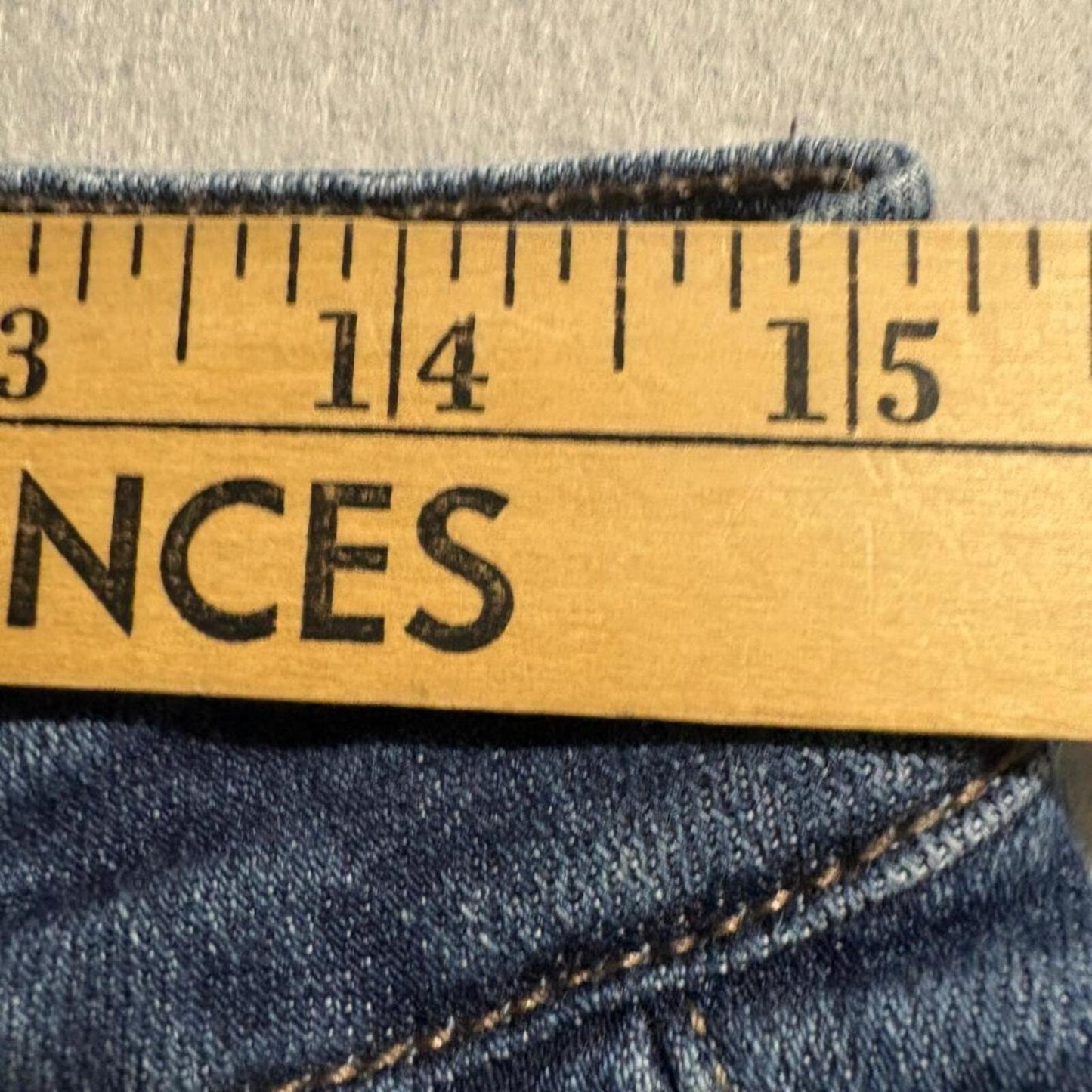 Levis 515 Bootcut Jeans Womens Size 7 Medium Blue Denim Flap Pocket Low Rise