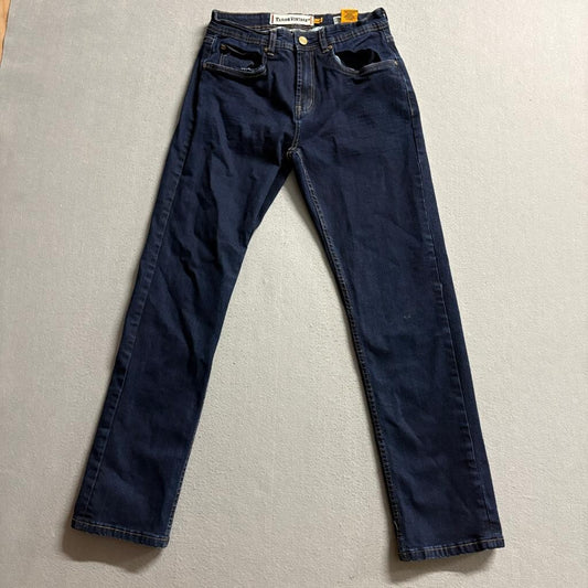 Tailor Vintage Westport Straight Fit Jeans Mens 28x30 Dark Wash Stretch Denim