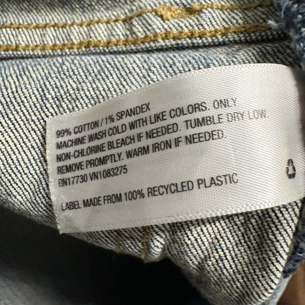 Isabel Maternity Ingrid Isabel Straight Leg Jeans Womens Size 8 Blue Denim