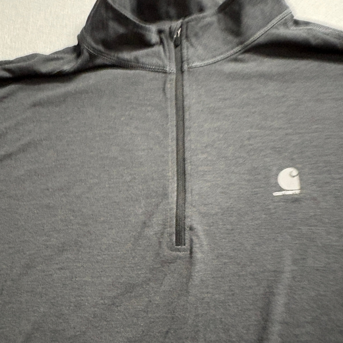 Carhartt Force Extremes 1/4 Zip Pullover Mens 2XL Gray Relaxed Fit Active Top