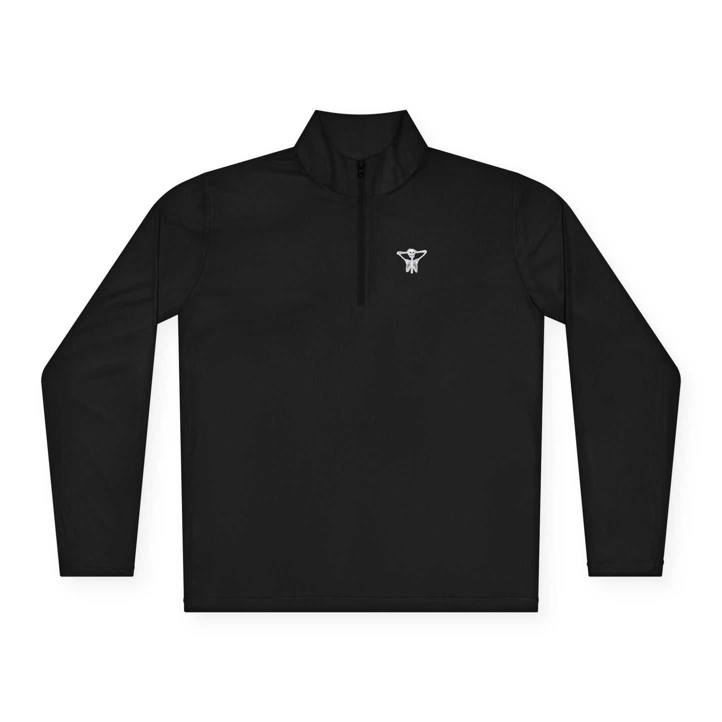 Kickback Skeleton Unisex Quarter-Zip Pullover