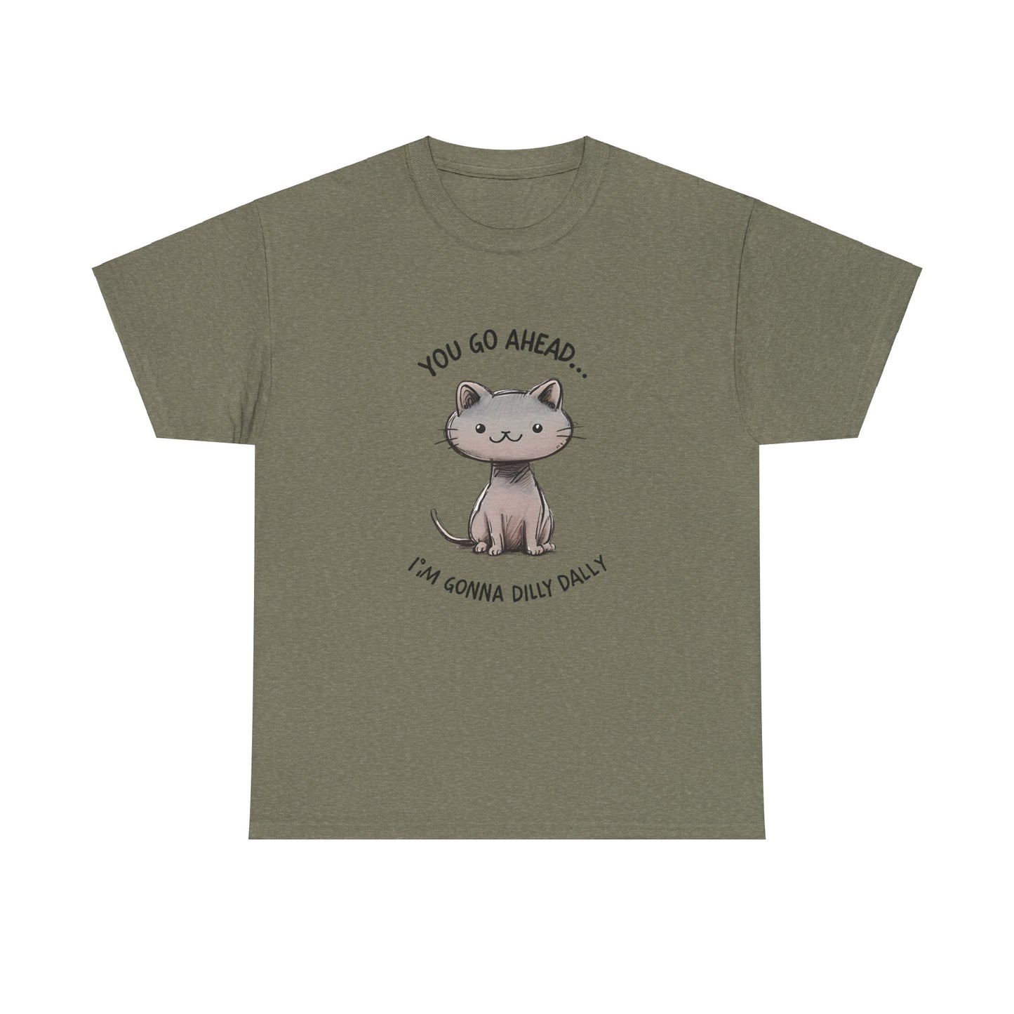 T-Shirt Fun Cat Dilly Dally