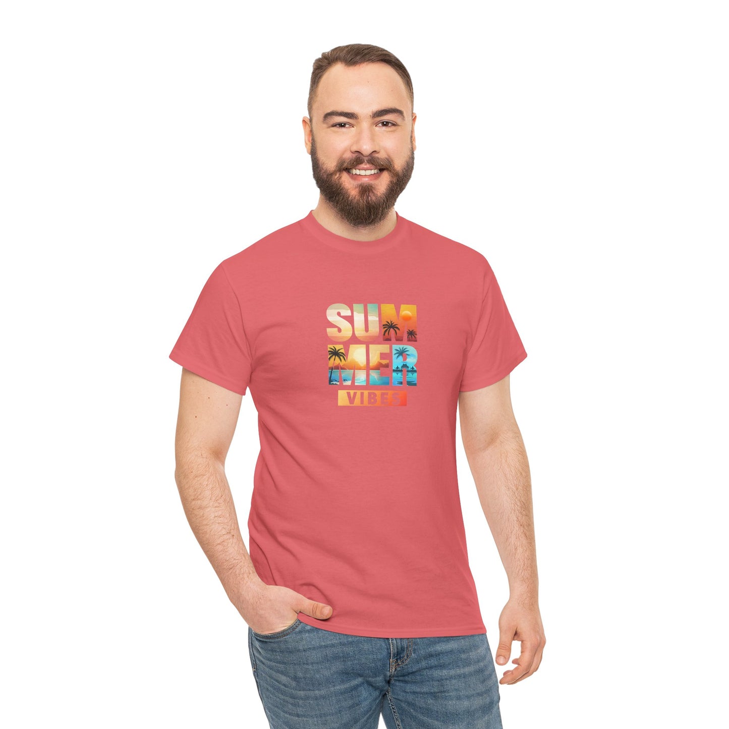 Summer Vibes Unisex Tee T-Shirt Fun Graphic