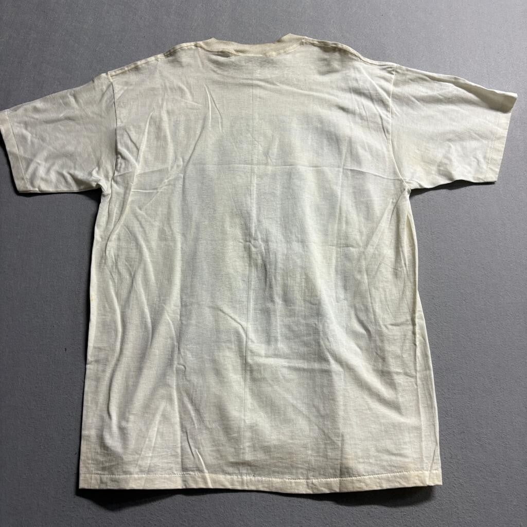 Vintage 90s Nike Graphic T-Shirt Mens XL White Green Swoosh Oneita Power-Pro