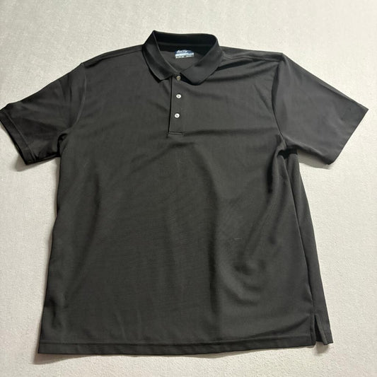 Ben Hogan Performance Golf Polo Shirt Mens XL Black Short Sleeve Recycled Blend
