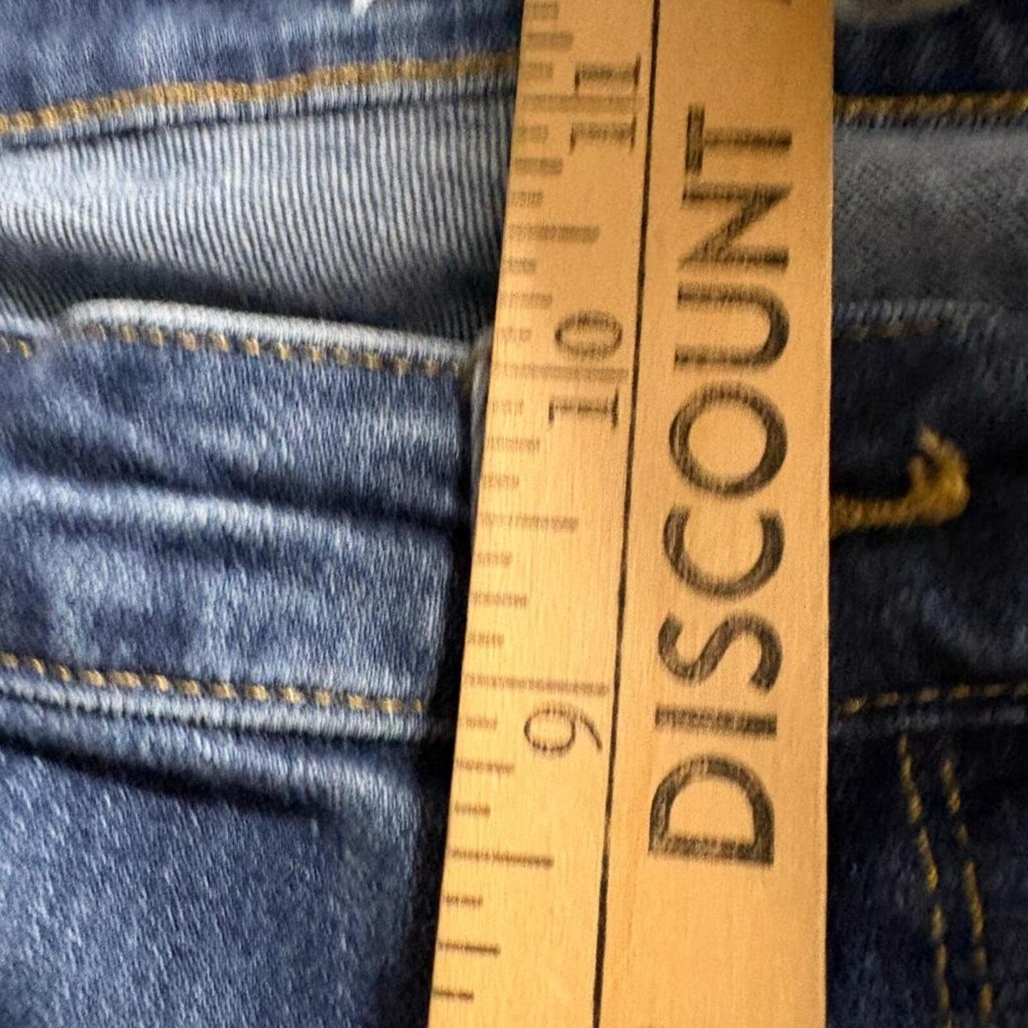 Levis High Rise Skinny Ankle Jeans Womens 33 Blue Denim Stretch Cropped