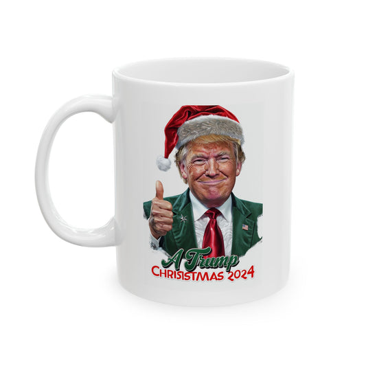 A Trump Christmas 2024 Ceramic Mug, (11oz, 15oz)